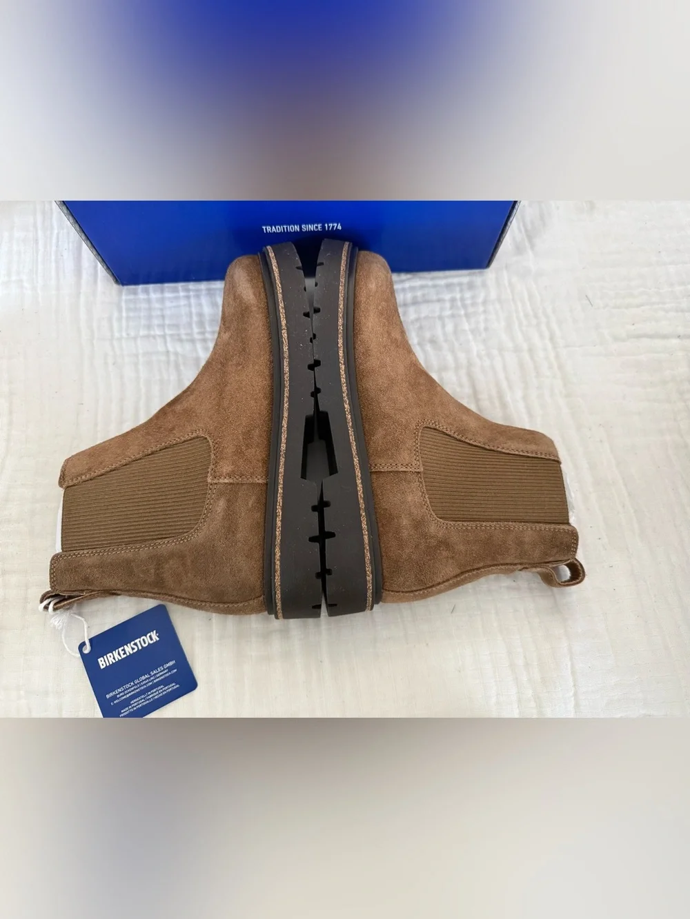 NWT Birkenstock Highwood Slip On Mid Suede Leather Size 38 Medium/Narrow